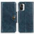 Leather Case Stands Flip Cover Holder M12L for Xiaomi Mi 11i 5G Blue