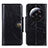 Leather Case Stands Flip Cover Holder M12L for Xiaomi Mi 13 Ultra 5G Black