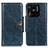 Leather Case Stands Flip Cover Holder M12L for Xiaomi Redmi 10C 4G Blue