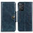 Leather Case Stands Flip Cover Holder M12L for Xiaomi Redmi Note 11 Pro 5G Blue