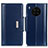 Leather Case Stands Flip Cover Holder M13L for Huawei Honor 50 Lite Blue