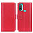 Leather Case Stands Flip Cover Holder M13L for Motorola Moto E40 Red