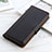 Leather Case Stands Flip Cover Holder M13L for Motorola Moto G Play (2023) Black