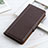 Leather Case Stands Flip Cover Holder M13L for Motorola Moto G Play (2023) Brown