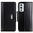 Leather Case Stands Flip Cover Holder M13L for OnePlus 9RT 5G Black