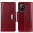 Leather Case Stands Flip Cover Holder M13L for Oppo F19 Pro+ Plus 5G Red