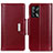 Leather Case Stands Flip Cover Holder M13L for Oppo F19 Red