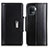 Leather Case Stands Flip Cover Holder M13L for Oppo Reno5 F Black