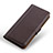 Leather Case Stands Flip Cover Holder M13L for Realme GT 5G Brown