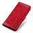 Leather Case Stands Flip Cover Holder M13L for Samsung Galaxy A02s Red