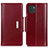 Leather Case Stands Flip Cover Holder M13L for Samsung Galaxy A03 Red