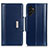 Leather Case Stands Flip Cover Holder M13L for Samsung Galaxy A04s Blue