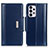 Leather Case Stands Flip Cover Holder M13L for Samsung Galaxy A33 5G Blue