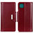 Leather Case Stands Flip Cover Holder M13L for Samsung Galaxy F42 5G Red