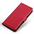 Leather Case Stands Flip Cover Holder M13L for Samsung Galaxy M32 5G Red