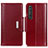 Leather Case Stands Flip Cover Holder M13L for Sony Xperia 1 III Red