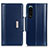 Leather Case Stands Flip Cover Holder M13L for Sony Xperia 5 III SO-53B Blue