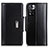 Leather Case Stands Flip Cover Holder M13L for Xiaomi Mi 11i 5G (2022) Black