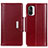 Leather Case Stands Flip Cover Holder M13L for Xiaomi Redmi K40 Pro 5G Red