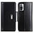 Leather Case Stands Flip Cover Holder M13L for Xiaomi Redmi Note 10 Pro 4G Black