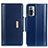 Leather Case Stands Flip Cover Holder M13L for Xiaomi Redmi Note 10 Pro 4G Blue