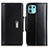 Leather Case Stands Flip Cover Holder M14L for Motorola Moto Edge 20 Lite 5G Black