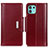 Leather Case Stands Flip Cover Holder M14L for Motorola Moto Edge 20 Lite 5G Red