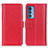 Leather Case Stands Flip Cover Holder M14L for Motorola Moto Edge 20 Pro 5G Red