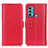 Leather Case Stands Flip Cover Holder M14L for Motorola Moto G60 Red