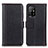 Leather Case Stands Flip Cover Holder M14L for Oppo A94 5G Black