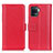Leather Case Stands Flip Cover Holder M14L for Oppo Reno5 Lite Red