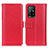 Leather Case Stands Flip Cover Holder M14L for Oppo Reno5 Z 5G Red