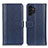 Leather Case Stands Flip Cover Holder M14L for Samsung Galaxy A04s Blue