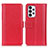 Leather Case Stands Flip Cover Holder M14L for Samsung Galaxy A33 5G Red