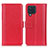 Leather Case Stands Flip Cover Holder M14L for Samsung Galaxy M32 4G Red