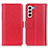 Leather Case Stands Flip Cover Holder M14L for Samsung Galaxy S23 Plus 5G Red