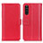 Leather Case Stands Flip Cover Holder M14L for Sony Xperia 10 III Lite Red