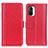 Leather Case Stands Flip Cover Holder M14L for Xiaomi Redmi K40 Pro 5G Red