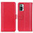 Leather Case Stands Flip Cover Holder M14L for Xiaomi Redmi Note 10 Pro 4G Red