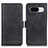 Leather Case Stands Flip Cover Holder M15L for Google Pixel 8 5G Black