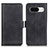 Leather Case Stands Flip Cover Holder M15L for Google Pixel 8a 5G Black