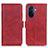 Leather Case Stands Flip Cover Holder M15L for Huawei Enjoy 50 Red