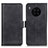 Leather Case Stands Flip Cover Holder M15L for Huawei Honor 50 Lite Black