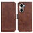 Leather Case Stands Flip Cover Holder M15L for Huawei Honor 60 5G