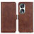 Leather Case Stands Flip Cover Holder M15L for Huawei Honor 90 5G