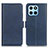 Leather Case Stands Flip Cover Holder M15L for Huawei Honor X8 5G Blue