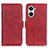 Leather Case Stands Flip Cover Holder M15L for Huawei Nova 10 SE Red