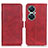 Leather Case Stands Flip Cover Holder M15L for Huawei Nova 11i Red