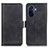 Leather Case Stands Flip Cover Holder M15L for Huawei Nova Y70 Plus Black