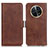 Leather Case Stands Flip Cover Holder M15L for Huawei Nova Y91